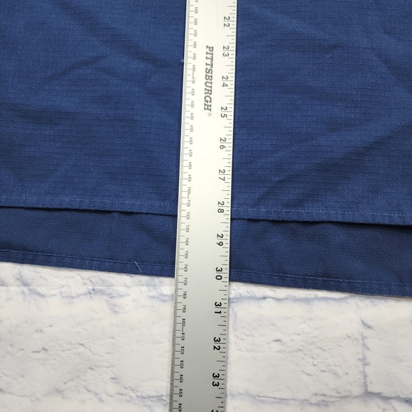 Carhartt MENS SIZE L Rugged Flex Ripstop Chest Pocket Scrub Top Blue - Picture 2 of 9